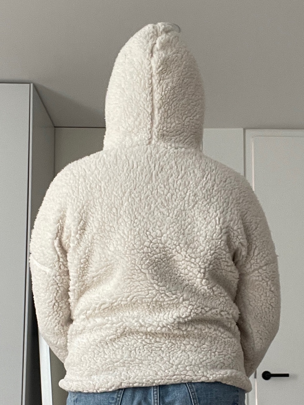 Prana Cream Sherpa Half-Zip Hoodie - Picture 2 of 4